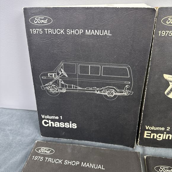 Ford 1975 Truck Shop Manual Complete Set Volumes 1-5 Bronco Econoline F-Series - Picture 8 of 15